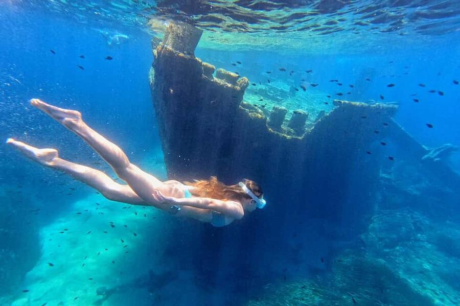 Zadar: Dugi Otok Island Discovery Day Trip with Snorkeling - Snorkeling above the sunken ship
