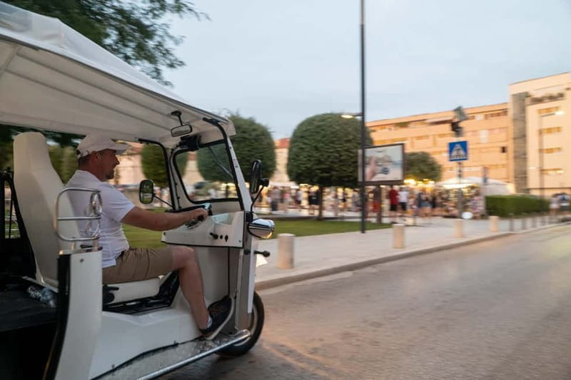 Zadar: Hidden Gems Eco Tuk Tuk Tour - Kolovare Beach and the first look at local Zadar