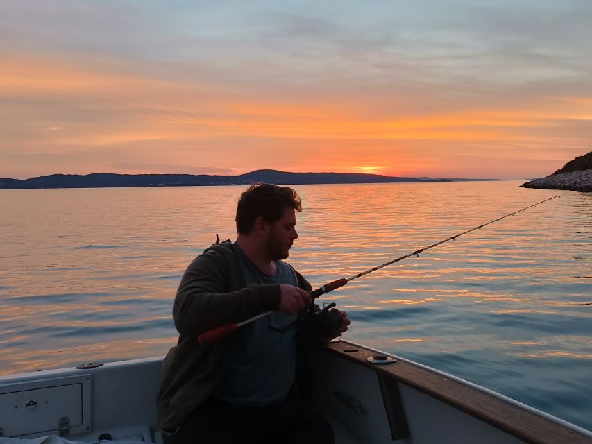Zadar: Sunset Fishing Half-Day Guided Boat Trip - A small-boat fishing trip with a local feel