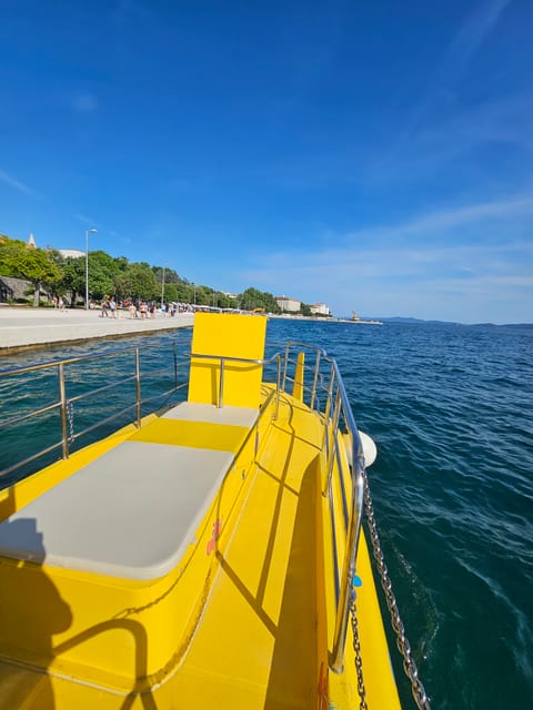 Zadar: Yellow Semi-Submarine Underwater Exploration Tour - The skipper can shape the experience