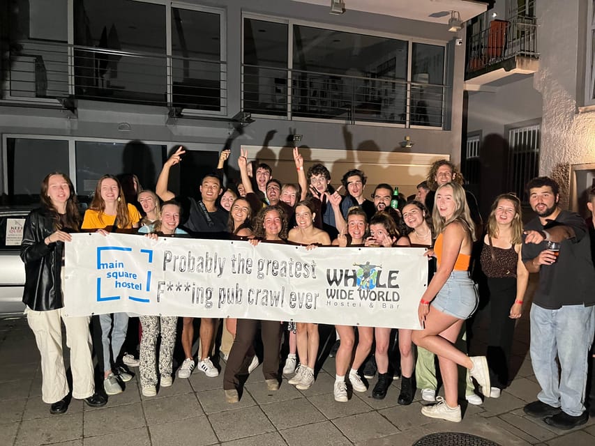 Zagreb: Pub Crawl, 1-Hour of Unlimited Drinks, & Club Entry - Ending at a club with VIP entry