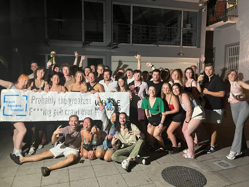 Zagreb: Pub Crawl, 1-Hour of Unlimited Drinks, & Club Entry - Beer pong, rage cage, and flip cup