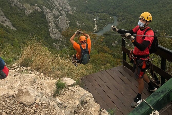 Zipline Croatia: Cetina Canyon Zipline Adventure from Omis - Group size and the pace of the morning