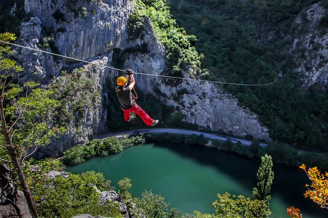 Zipline Croatia: Cetina Canyon Zipline Adventure from Omis - What happens on the eight-line course