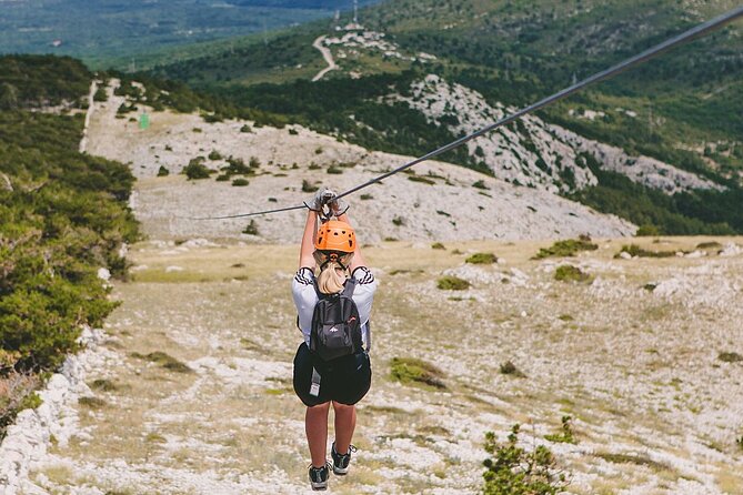 Zipline Experience Krk - Starting Near the Glagolitic Alley Monument